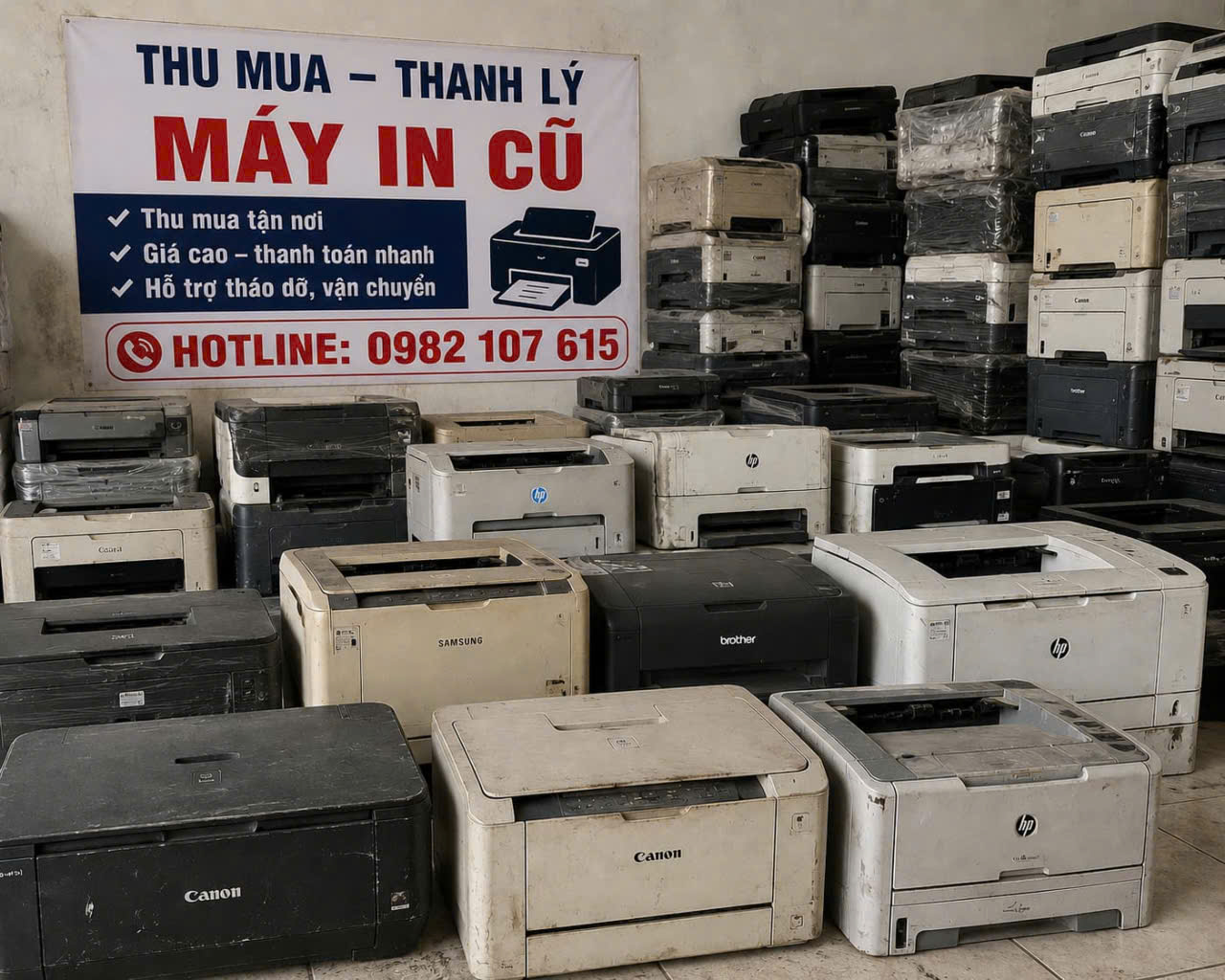 Thu mua máy in cũ tại Hà Nội