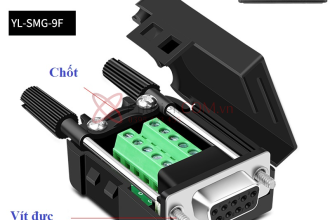 Đầu nối DB9 cái Female 9 chân bấm vặn vít HD-LINK